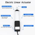 thumbnail image 3 of Micro Electric Actuator, Multiple Controls DC12V 6W Linear Motion Actuator Stable Operation  for Smart Furniture, 3 of 7