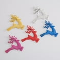 thumbnail image 6 of Shoreew 10Pcs Plastic Reindeer Hanging Ornaments Christmas Tree Glitter Elk Decorations Holiday Party Xmas Gifts, 6 of 7