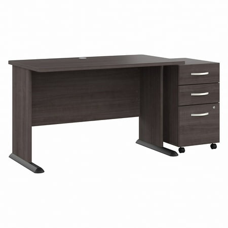 UPC: 0042976191740 | Bush Business Furniture Studio A 48W Computer Desk with 3 Drawer Mobile File Cabinet