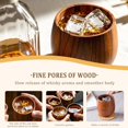 thumbnail image 5 of DOTUHAO Wooden Whisky glass | Wooden glass set | with ice hockey X2- Ice clamps X1| Handmade wooden Men's gift (set of 2), 5 of 8