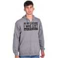 thumbnail image 4 of In My Defense I Was Left Unsupervised Zip Up Hoodie Men's Women's Brisco Brands S, 4 of 6