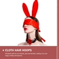 thumbnail image 2 of LOLIPPYY carnival bunny ear headband Rabbit Ear Headband Red 2Set, 2 of 8