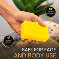 thumbnail image 3 of AMVital Lemon Turmeric Kojic Acid Soap Bar - Natural Face & Body Soap Bar for All Skin Types, 3-Pack, 3 of 7