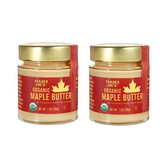 Trader Joe's Organic Maple Butter NET WT 7 oz (198g) x 2