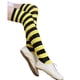 thumbnail image 2 of BRIGHTFUFU Par de calcetines de mujeres de ancho rayas muslo alta sobre la rodilla medias calcetines (Amarillo y negro), 2 of 4