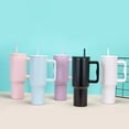 thumbnail image 4 of New 40 oz Tumbler with Handle Vacuum Insulated Mug With Lid Stainless Steel Thermos Coffee Cup Reusable Water Bottle 40oz, 4 of 5