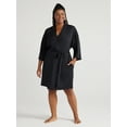 Joyspun Women’s Knit Robe, Sizes S/M to 2X/3X