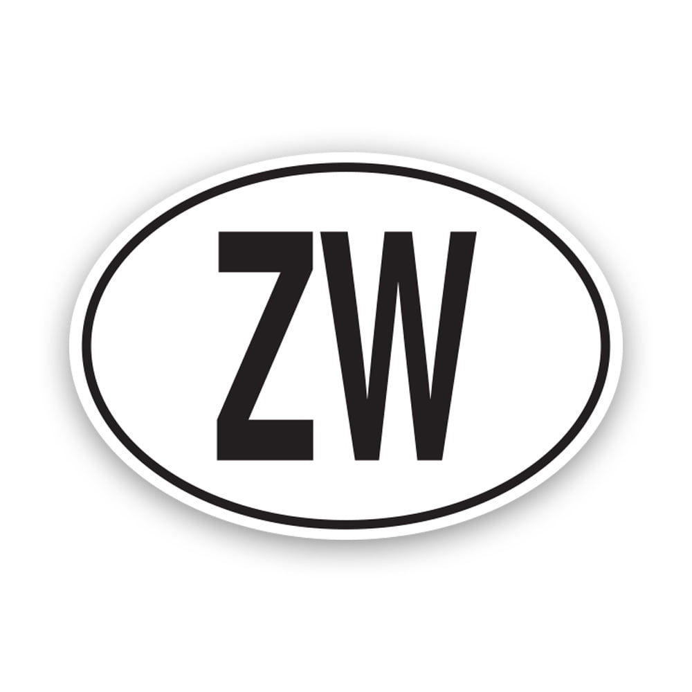 zw-zimbabwe-country-code-oval-sticker-decal-self-adhesive-vinyl-weatherproof-made-in-usa