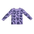 thumbnail image 3 of WIBACKER 2-Piece Bamboo Viscose Snug Fit Pajamas for Toddler Girls, Leaf 2-3 Years, 3 of 5