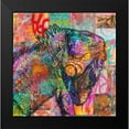 thumbnail image 2 of Dean Russo Collection 20x20 Black Modern Framed Museum Art Print Titled - Iguana, 2 of 5
