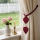 thumbnail image 5 of Uuiauoio Curtain Tiebacks Rope - Leaf-Shaped Curtain Ties Decorative Rope - Boho Tassels for Curtains Drape Tiebacks for Farmhouse Outdoor Curtain Tiebacks and Home Curtain, 5 of 6