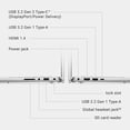 thumbnail image 6 of Dell 14 Laptop,14inch FHD+ Anti-Glare Display, Intel Core 5 120U Processor, Intel Graphics, 16GB RAM, 512GB SSD, English AI Backlit Keyboard, Fingerprint Reader, Windows 11 Home ,Silver, 6 of 7