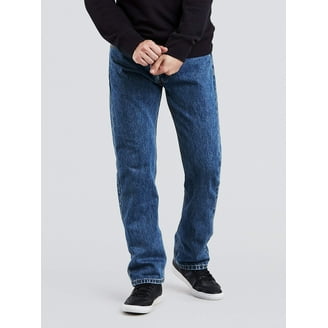 Levi's Men's 505 Straight Regular Fit Stretch Jeans, STONEWASH