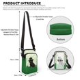 thumbnail image 6 of HELLHERO with Zipper Crossbody Bags, Polyester Travel Crossbody Purse for Men, Women, Turtles, 6 of 7