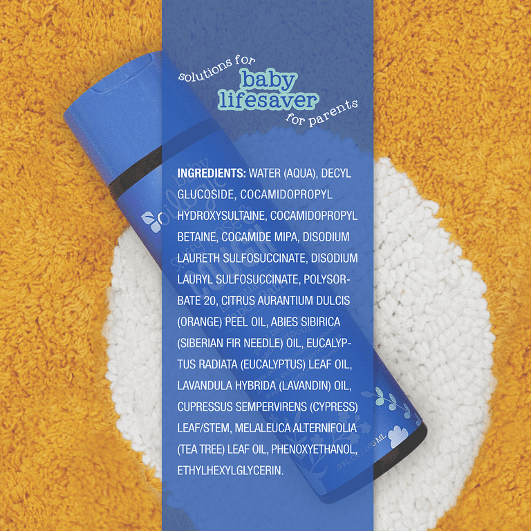 Oilogic Stuffy Nose & Cough, Essential Oil Vapor Bath for Baby, 9 oz