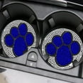 thumbnail image 3 of StSilkitty Unique Non Slip Dog Paw Print Car Cup Holder Mat Stylish and Noise Reducing Interior Accessory for Home and Office, 3 of 8