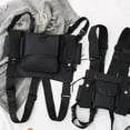 thumbnail image 1 of Universal Radio Chest Bag, Hands-Free Communication Vest, Waterproof Material, Adjustable Sling Design, For Outdoor/Work Use, Two-Way Talkie, Durable Nylon Fabric, Emergency Communication Ge, 1 of 9