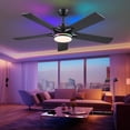 thumbnail image 3 of Ventilador de techo Kviflon 132 cm con luces y mando a distancia RGB, 3 of 9