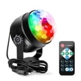 thumbnail image 1 of Boule Disco 360° Rotative LED Lumière de Fête Activée par la Musique Disco, 1 of 5