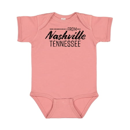 

Inktastic From Nashville Tennessee- State Capital Distressed Text Gift Baby Boy or Baby Girl Bodysuit