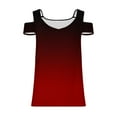 thumbnail image 4 of Plus Size Summer Tops For Women On White Ribbed Tank Top Woman Cropped Tunic Tops For Women For Leggings Dressy T Shirts For Women Loose Fit Graphic Tees, 4 of 5