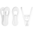thumbnail image 2 of 50pcs Round Head PP Plastic Clip Round Tube Hanger Accessories Clothes Clip, 2 of 4