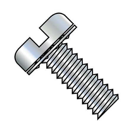 

10-24X1/2 Slotted Pan Internal Sems Machine Screw Fully Threaded Zinc (Pack Qty 5 000) BC-1008ISP