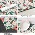 thumbnail image 3 of Beige Christmas Dinosaur Pattern Kitchen Rug Mat,Kitchen Runner Rugs Non Skid Washable,Decorative Kitchen Floor Mats for Kitchen,Sink,Laundry,17"X47", 3 of 5