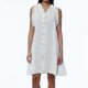 thumbnail image 1 of WILLBEST Vestidos Cortos Para Mujer Vestido Bordado Informal De Lino De Color Sólido Para Mujer Con Dobladillo Con Volantes, 1 of 3