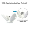 thumbnail image 2 of LED Garage Shop Work Lights 60 W 6000lm E27 Home Ceiling Fixture Deformable Lamp, 2 of 6