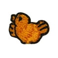 thumbnail image 1 of ID 3131 Lot of 3 Small Orange Bird Patch Flying Embroidered Iron On Applique, 1 of 1