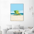 thumbnail image 2 of Giant Art Canvas  24x32 Sunshine Villa Framed in Yellow, 2 of 3