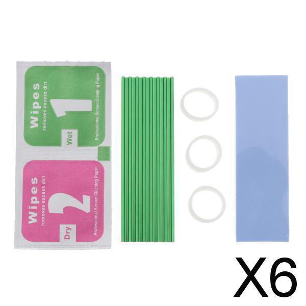 Disipador Térmico Baoblaze con almohadilla térmica para SSD M.2 2280 Color Verde 6 piezas