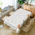 thumbnail image 4 of Tchckioa Cute Animals Tablecloth for Restaurant,60x84 Rectangular Waterproof Stain Proof Table Cover, 4 of 6