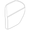 Genuine OE Mitsubishi Door Shell - 5730A019