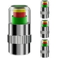 thumbnail image 3 of Inerposs Tire Pressure Monitor Caps, 4 PCS Car Tire Pressure Valves, Stainless Steel Tire Pressure Alert, Universal Tire Pressure Monitoring System for Cars, Trucks, Motorcycles, 3 of 9