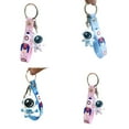 thumbnail image 3 of Astronaut Keyring Interesting Backpacks Pendant Fashion Decor Accessory Adorable Cartoon Spaceman Keychain Keyholder Decoration Blue Small, 3 of 8