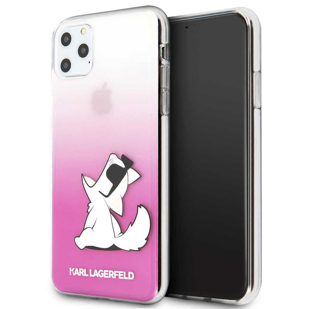 Karl Lagerfeld PC/TPU Case for iPhone 11 Pro Max with Choupette Eating