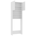 thumbnail image 5 of vidaXL Washing Machine Cabinet White 25.2"x10"x74.8" Chipboard, 5 of 5