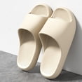 thumbnail image 5 of ibiyuan Summer House Slippers for Women Cloudies Slides for Women Dressy Shower Shoes for College Dorm Non Open Toe on Sandals Women Rubber Sole, 5 of 8