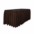 thumbnail image 6 of LA Linen SKT-Pop-30x29-15Lclips-CharcoalP34 Polyester Poplin Table Skirt with 15 L-Clips, Charcoal - 30 ft. x 29 in., 6 of 7