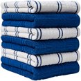 thumbnail image 5 of Bumble Premium Kitchen Hand Towels | 100% Cotton 16” x 26” | Absorbent Dish Cloths | 6 Pack (Blue), 5 of 6