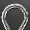thumbnail image 3 of Extra long plated tube Hand held shower hose with solid brass nut attachment, 3 of 5