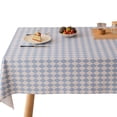 thumbnail image 1 of Mantel rectangular a cuadros: mantel de cuadros vichy resistente a las manchas, a prueba de derrames y lavable para picnic al aire libre, cocina y cenas festivas, 1 of 6