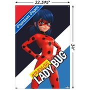Miraculous - Ladybug Wall Poster with Pushpins, 22.375 x 34