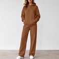 thumbnail image 2 of Womens Lounge Sets 2 Piece Outfits Oversized Hoodie Matching Baggy Sweatpants Fall Winter Tracksuit Workout Sets, 2 of 6
