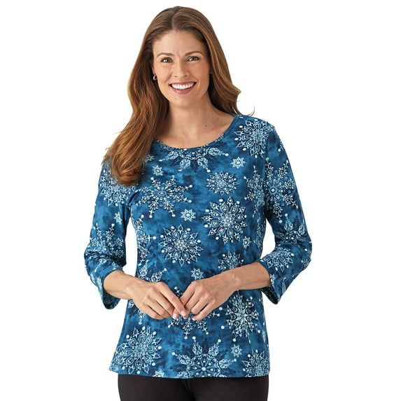 3/4 Sleeve Embellished Top