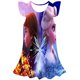 thumbnail image 1 of Disney Frozen Elsa princesa vestido 3D estampado niñas vestido verano Frozen Elsa vestido Frozen fiesta princesa vestidos playa Outfits8T Gao Jinjia LED, 1 of 2