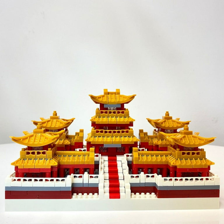 I built a pagoda palace out of the new blocks