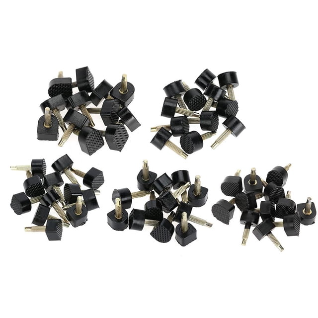 60 Piezas Puntas de Repuesto de tacón Alto, Tapas de Grifo de reemplazo de Puntas de tacón Alto, Antideslizante, reparación de Tacos de Zapatos 509 600A 604A 604 606 EOTVIA No